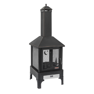 户外工匠烤火炉木柴家用取暖围炉庭院花园民宿烧烤炉篝火炉焚火盆