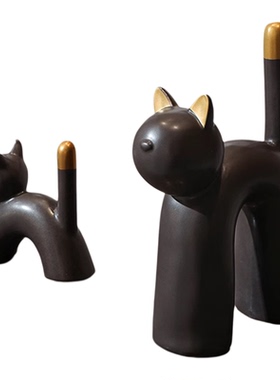 新中式陶瓷小马摆件创意招财