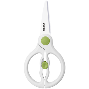 美帝亚宝宝陶瓷辅食剪刀可剪肉菜外带便携盒安全扣婴儿童食物工具