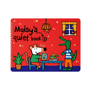 Maisy小鼠波波安静书手撕书贴纸书早教启蒙书宝宝婴儿益智玩具