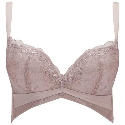 贝佳人显大刺绣软钢圈扩收文胸