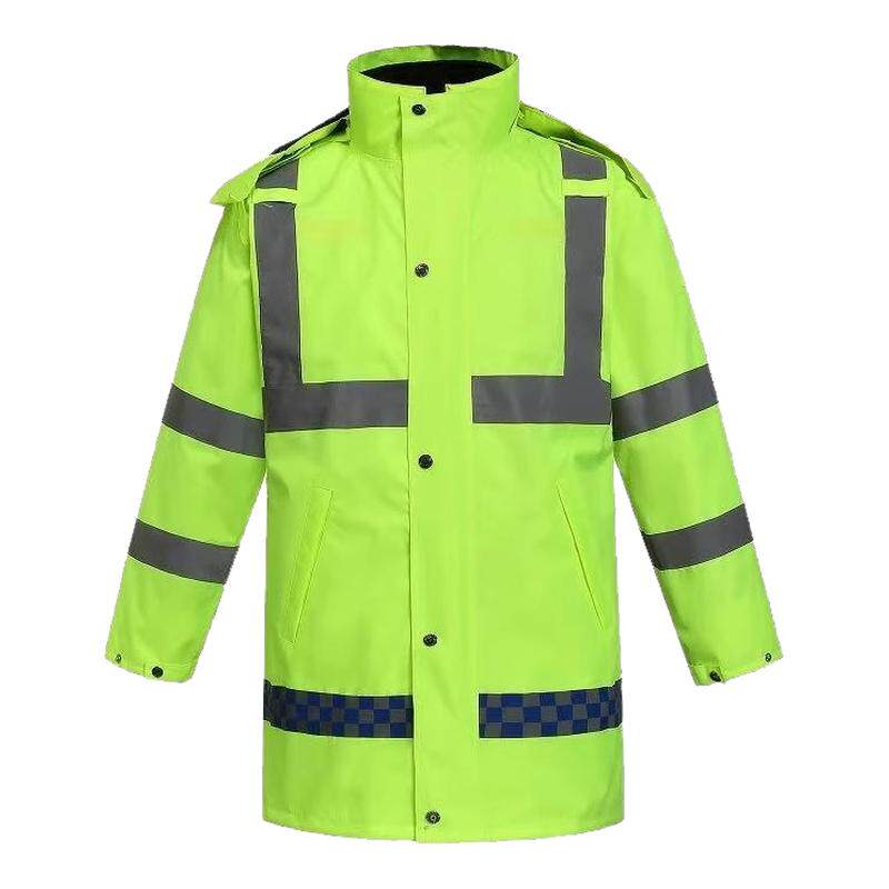 冬季反光棉衣袄大衣防寒荧光工作服高速路政防雨棉服外套市政环卫