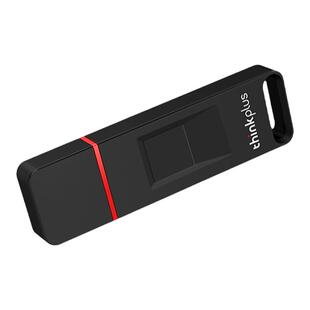 联想指纹U盘FU200 128g高速USB3.2商务办公thinkplus优盘64G正品