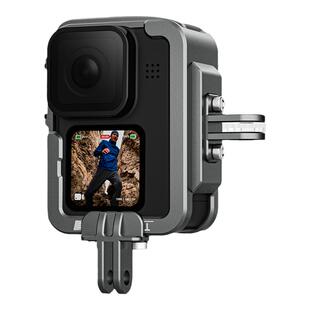 泰迅适用gopro13/12金属兔笼竖拍Gopro11/10/9运动相机保护壳金属边框防摔保护壳gopro配件