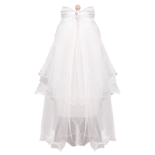 白色头纱领证求婚订婚结婚婚礼新娘主婚纱女轻婚纱法式女生高级感