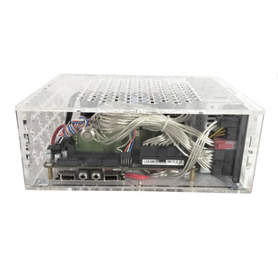 简约 ITX全透明 电脑主机箱 小1U/FLEX电源 个性 客厅HTPC 亚克力