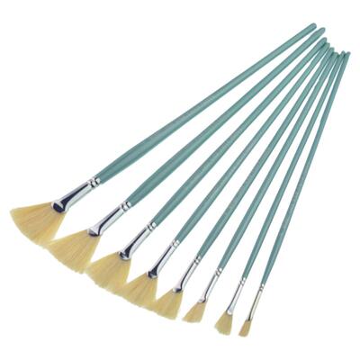 莫奈13618猪鬃毛扇形笔