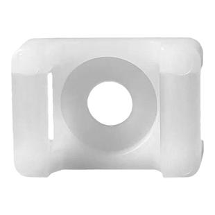 马鞍形扎带固定座 理线器螺丝孔座线夹HC电线电缆线固定座线卡子