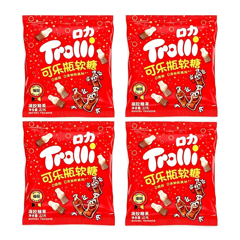 Trolli口力五连包可乐瓶橡皮软糖