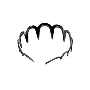 高颅顶大波浪发箍洗脸专用头饰不勒头发卡带齿梳蓬松反戴整理头箍