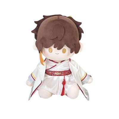 哪吒敖丙古装汉服20cm棉花娃娃