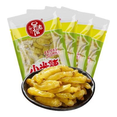 吴老倌小米辣泡椒500g四川老坛酸辣椒泡凤爪野山椒辣椒泡辣椒泡菜