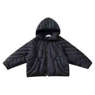 女童韩版茧型棉服2026秋冬新款洋气女孩时髦面包服加厚棉衣外套潮