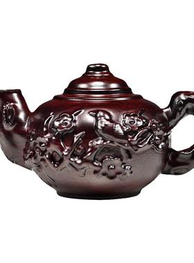 动物猫摆件招财猫花梨木可爱