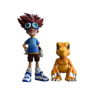 八神太一与亚古兽暴龙被选中的孩子动漫周边手办模型潮玩摆件礼物