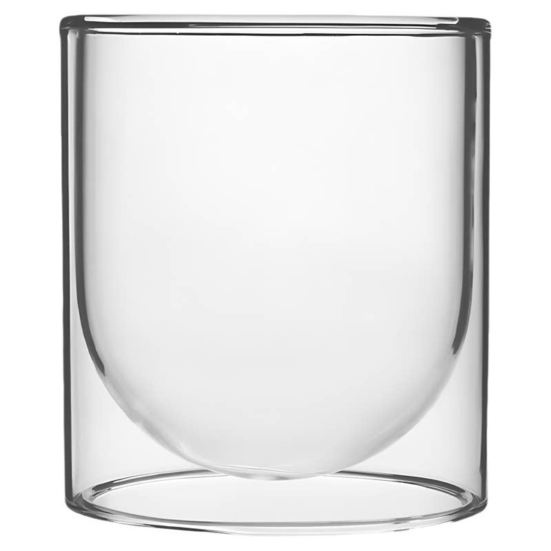 高硼硅双层耐高温隔热蜡烛杯