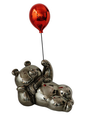 简欧小熊前台玻璃钢艺术风雕塑