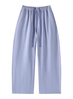 美式慵懒宽松直筒休闲裤夏季