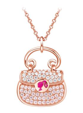 项链925锁骨链包包吊坠银饰礼物