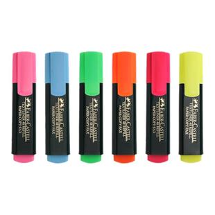 德国辉柏嘉荧光笔糖果色莹光彩色笔荧光标记笔银光的笔学生用笔记笔闪光笔标记笔记号笔粗划重点进口文具