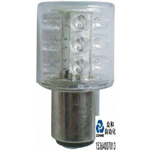 议价白色灯泡Werma 95644968 BA15d LED , 230V 交流/直流