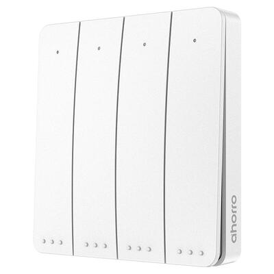 ahorro奥能已接入米家APP智能开关四开小爱语音遥控灯无线开关