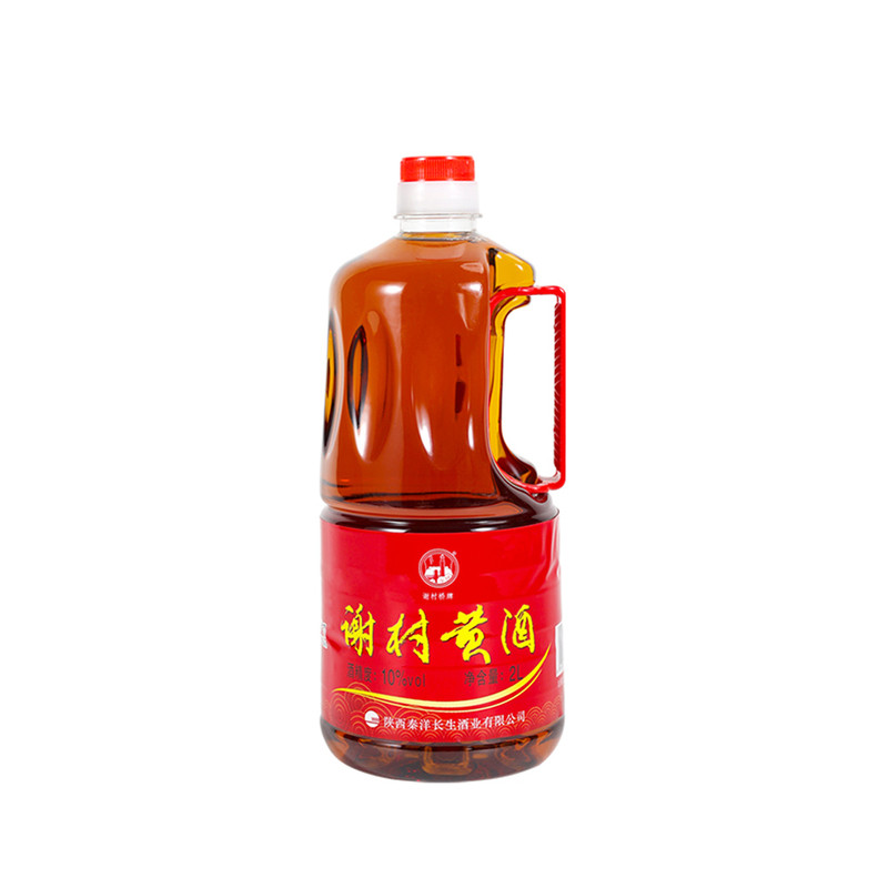 谢村黄酒中华老字号10度2L桶装纯粮酿造黄酒大桶装