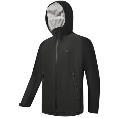 FILA 斐乐官方男士冲锋衣两件套2025冬新款健身运动宽松加绒外套