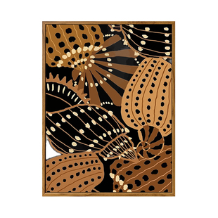 中古-diy数字油画填色填充油彩画手工艺术品复古风高级感装饰挂画