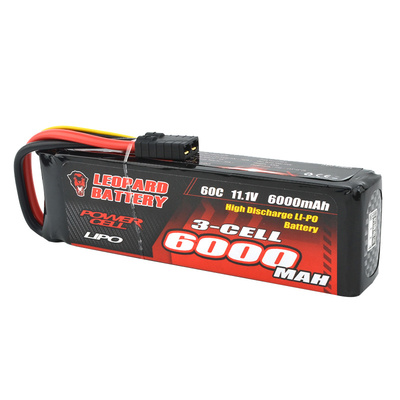 11.1V6000毫安60C锂电池豹牌