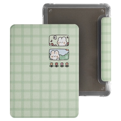 两只羊适用Kindle保护壳磁吸分离Kpw6套Paperwhite12代2024青春版colorsoft盖壳可拆卸透明壳Kpw3/4/5可爱风