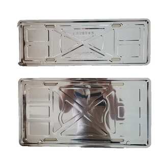 不锈钢黄牌大货车客车大巴车牌照架牌照托盘车牌架框轿车车牌包邮