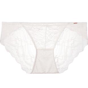 法式蕾丝歌瑞尔轻薄透气内裤女性感中腰亲肤舒适柔软三角裤女款