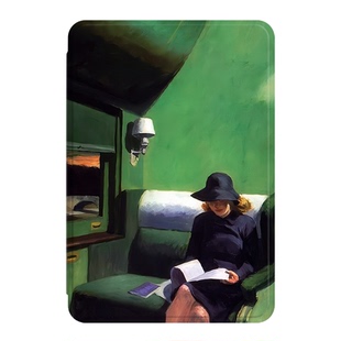独自旅行油画kindlepaperwhite6保护套22/24青春版kpw1235定制