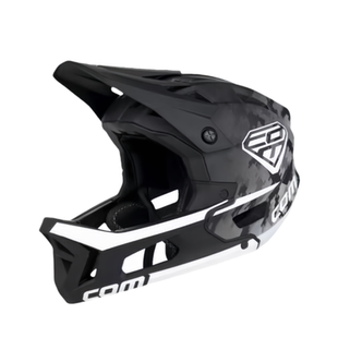 COM头盔M1速降bmx泵道户外丛林一体全盔山地轻蜂越野自行车青少年