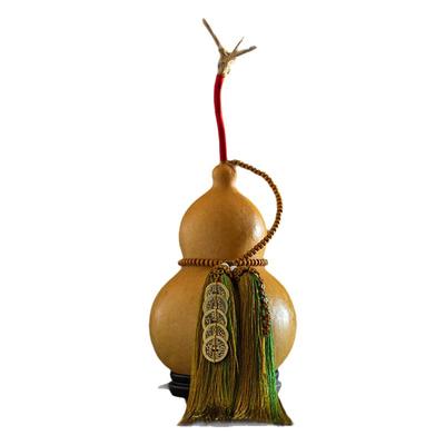 真葫芦室内家居饰品黄铜钱摆件