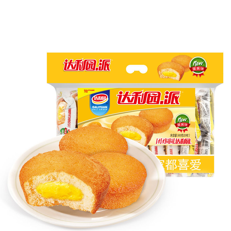 达利园蛋黄派整箱多口味学生早餐