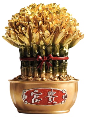 富贵竹招财节节高升摆件办公室桌面装饰品送领导升职乔迁开业礼品