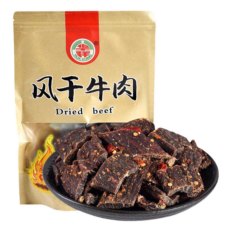 大凉山华祥风干牛肉干健身低减脂