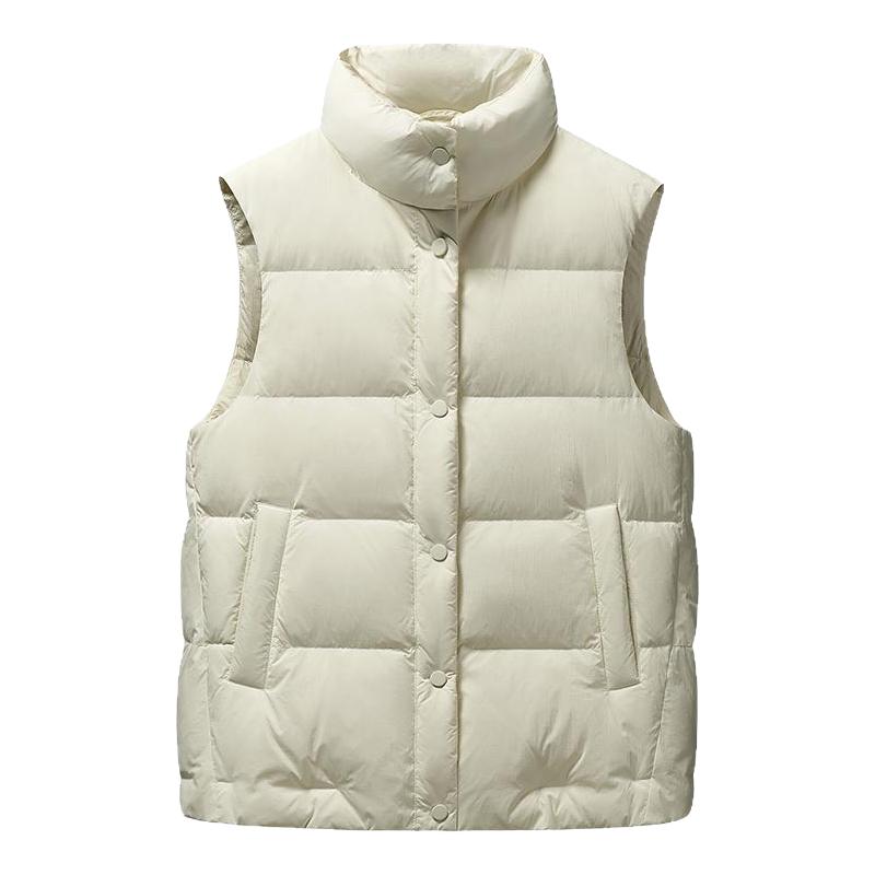 雪中飞羽绒服马甲女短款外穿保暖