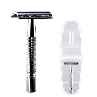 吉利凡手动剃须刀男士老式刮胡刀安全刮胡子刀片刀架通用刮脸刀片