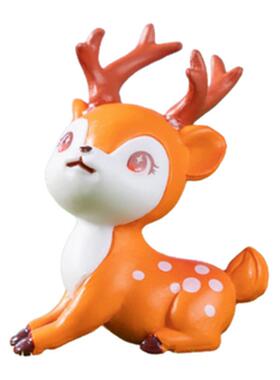 桌面摆件苔藓造景创意梅花刺猬