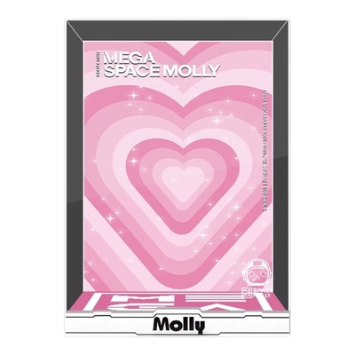 molly400飞天小女警花花收纳盒展示盒泡泡玛特手办展示盒POPMART