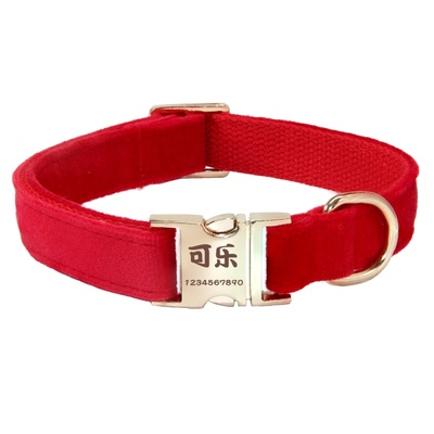 dadugo宠物刻字防丢项圈狗狗项圈