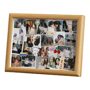 高级感相框摆台照片定制diy创意6寸7寸8洗相片打印加做成相册框架