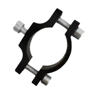 加厚加固电动车外置大灯支架摩托车LED射灯管夹龙头支架车把管夹