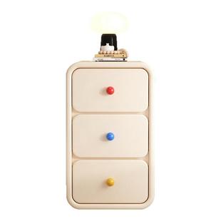 三梦极窄实木床头柜小型卧家用卧室30cm儿童房超窄床边夹缝收纳柜