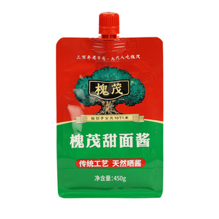 正宗槐茂甜面酱450g*3袋家用煎饼果子卷饼炸酱面北京烤鸭专用蘸酱