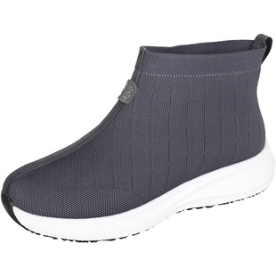 真如界冬季轻质保暖休闲棉鞋加绒一脚蹬男士鞋子禅意居士鞋女僧鞋