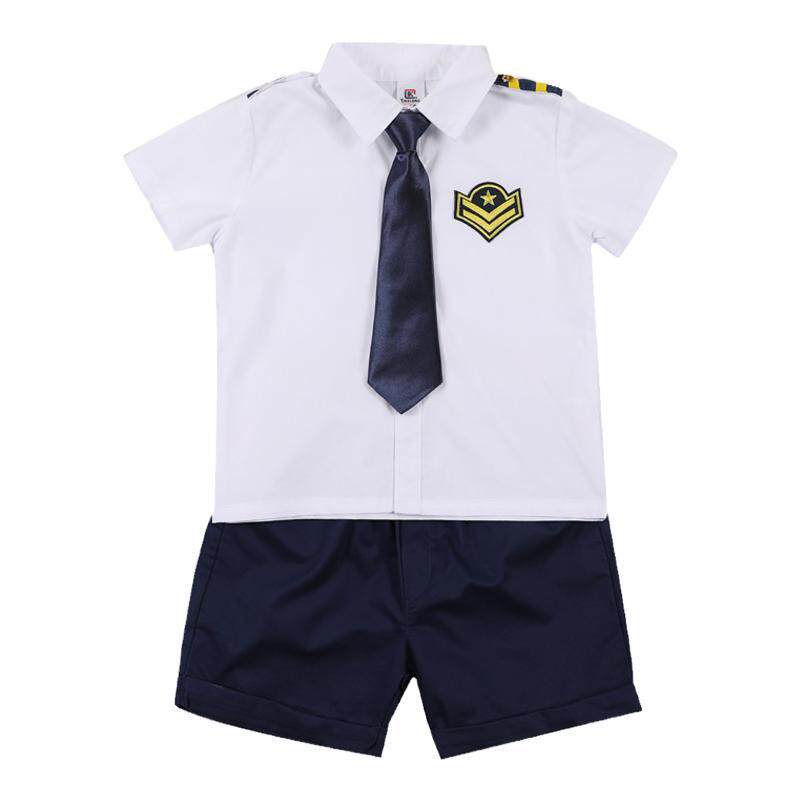 幼儿园夏季装男女班服海军风短袖套装夏装学院风韩版校服拍照衣服